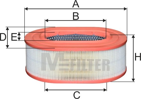 Воздушный фильтр MFILTER A8069