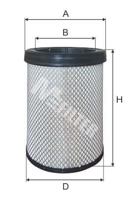 Воздушный фильтр MFILTER A8551