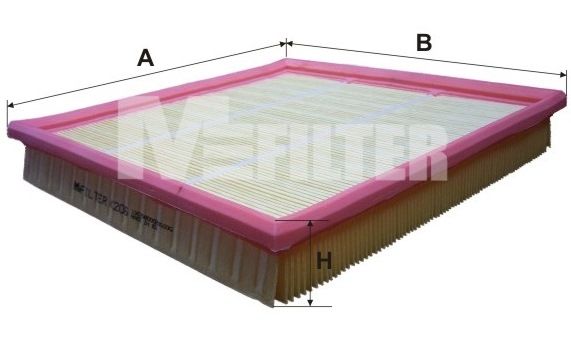 Воздушный фильтр MFILTER K206
