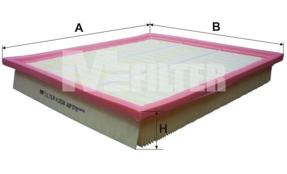 Воздушный фильтр MFILTER K208