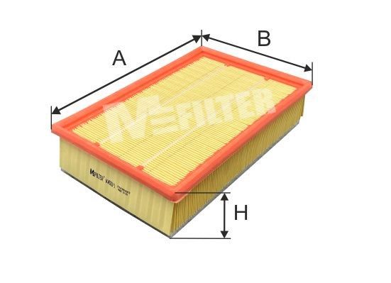 Воздушный фильтр MFILTER K4591