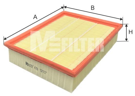 Воздушный фильтр MFILTER K703