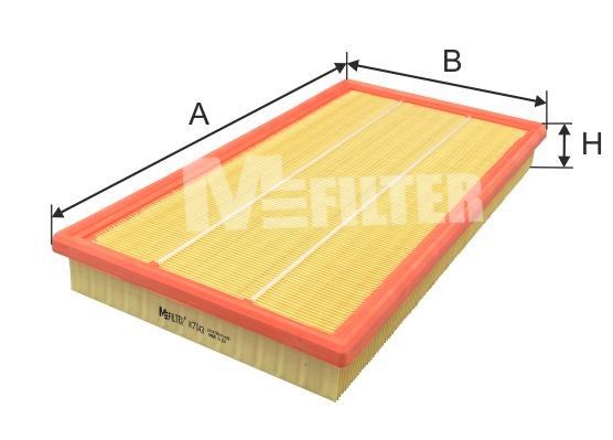 Воздушный фильтр MFILTER K7143