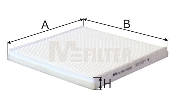 Фильтр, воздух во внутренном пространстве MFILTER K9020