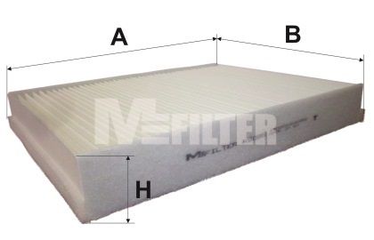 Фильтр, воздух во внутренном пространстве MFILTER K9095