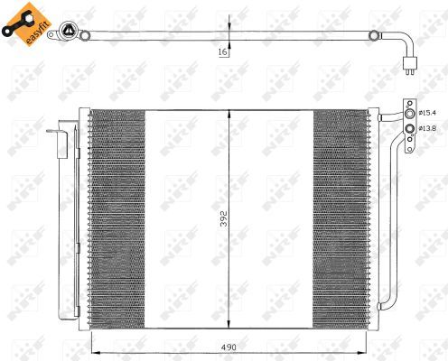 Конденсатор, кондиционер NRF 35406
