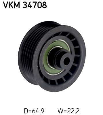 Паразитный / ведущий ролик, поликлиновой ремень SKF VKM34708