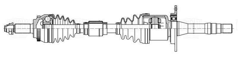 Приводной вал TRIALLI AR1218
