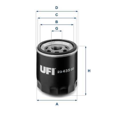 Масляный фильтр UFI 2343500