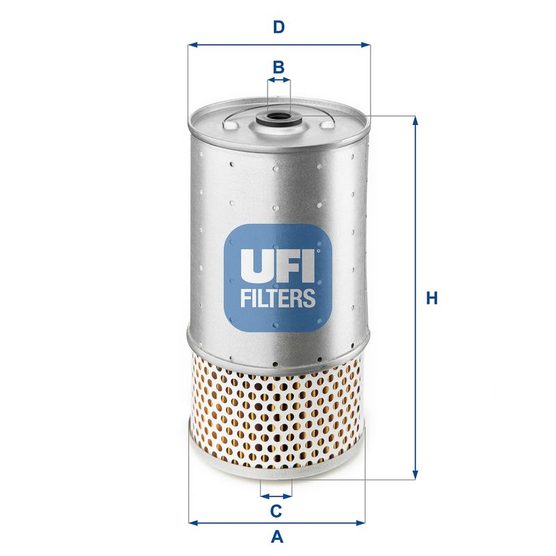 Масляный фильтр UFI 2552800