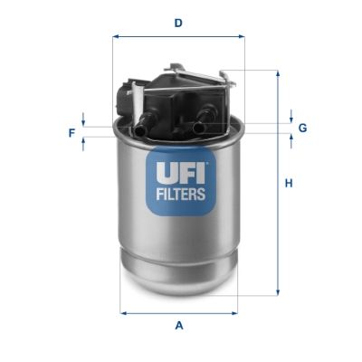Топливный фильтр UFI 5551700