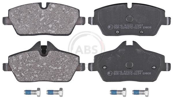 Комплект тормозных колодок, дисковый тормоз ABS 35016