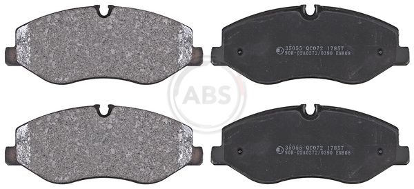 Комплект тормозных колодок, дисковый тормоз ABS 35055