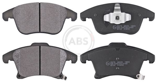 Комплект тормозных колодок, дисковый тормоз ABS 35078