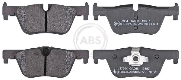 Комплект тормозных колодок, дисковый тормоз ABS 37904