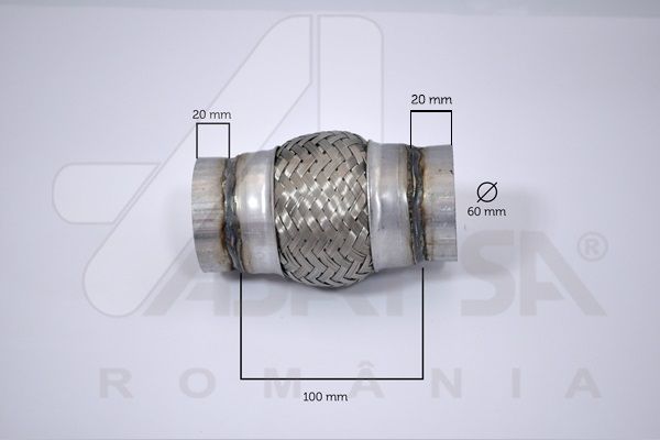 Гофрированная труба, выхлопная система ASAM 62067