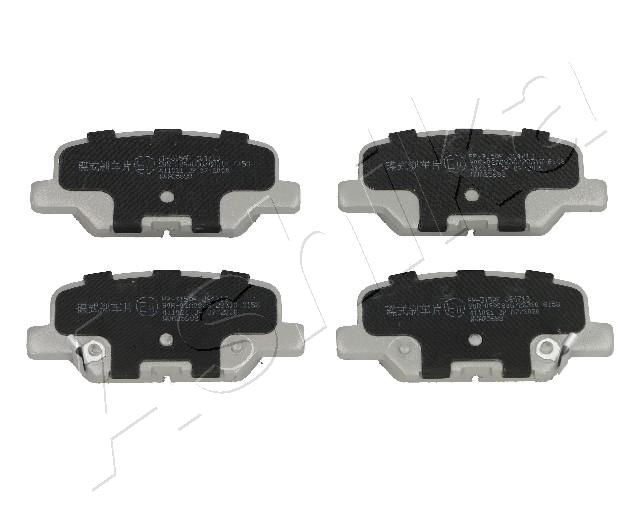 Комплект тормозных колодок, дисковый тормоз ASHIKA 5103315