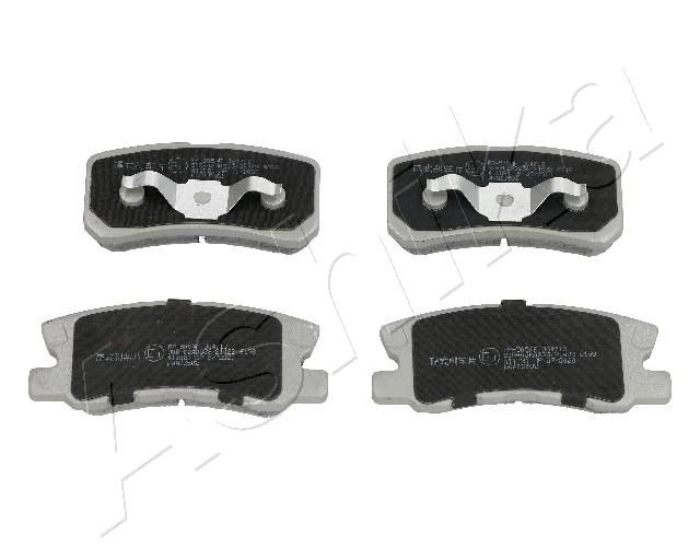 Комплект тормозных колодок, дисковый тормоз ASHIKA 5105505