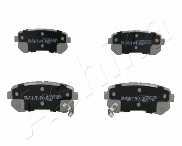 Комплект тормозных колодок, дисковый тормоз ASHIKA 510KK09