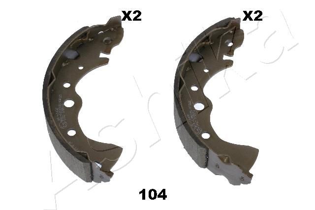 Комплект тормозных колодок ASHIKA 5501104
