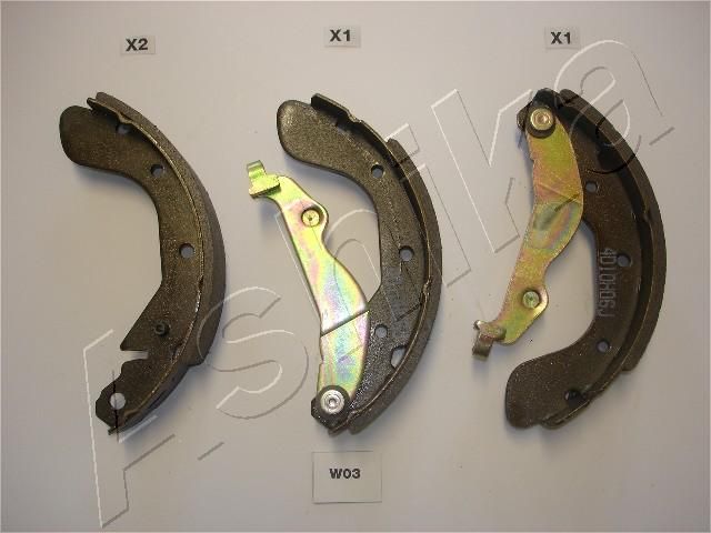 Комплект тормозных колодок ASHIKA 55W0003