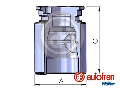 Поршень, корпус скобы тормоза AUTOFREN SEINSA D025221