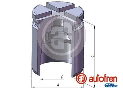 Поршень, корпус скобы тормоза AUTOFREN SEINSA D025472