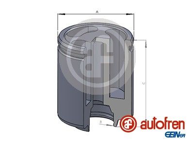 Поршень, корпус скобы тормоза AUTOFREN SEINSA D025627