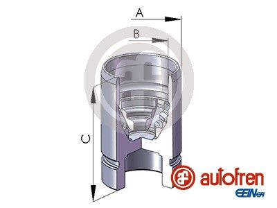 Поршень, корпус скобы тормоза AUTOFREN SEINSA D02589
