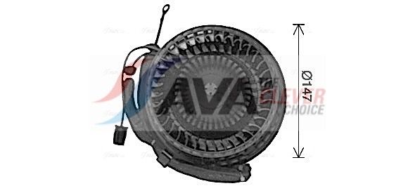 Вентилятор салона AVA AI8425