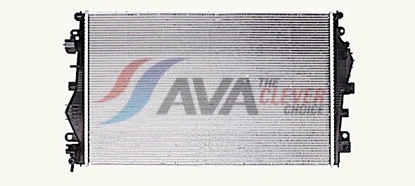 Радиатор, охлаждение двигателя AVA AL2147