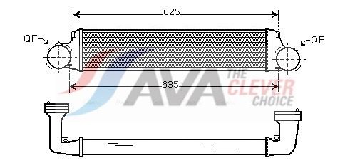 Интеркулер AVA BW4280