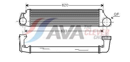 Интеркулер AVA BW4282