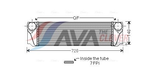 Интеркулер AVA BW4376