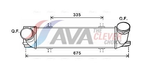 Интеркулер AVA BW4438