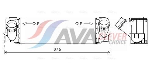 Интеркулер AVA BW4457
