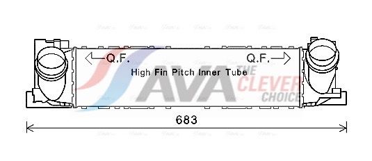 Интеркулер AVA BW4467
