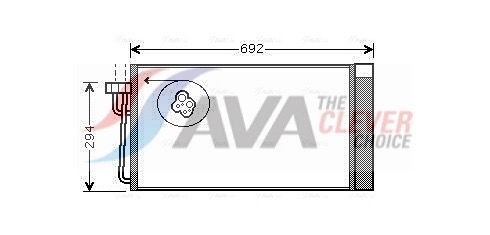 Конденсатор, кондиционер AVA BWA5273D