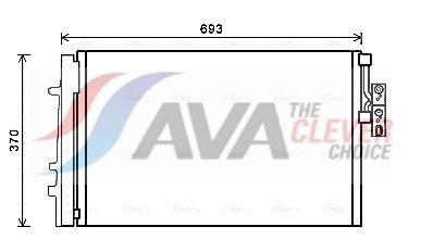 Конденсатор, кондиционер AVA BWA5479D