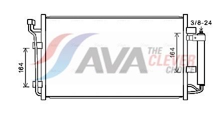 Конденсатор, кондиционер AVA DN5387D