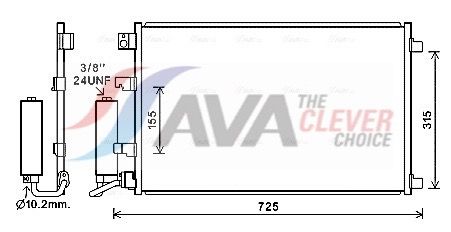 Конденсатор, кондиционер AVA DN5420D