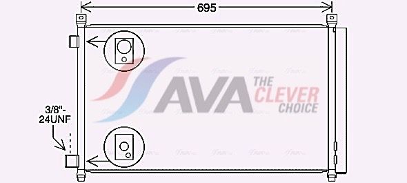 Конденсатор, кондиционер AVA DN5456D