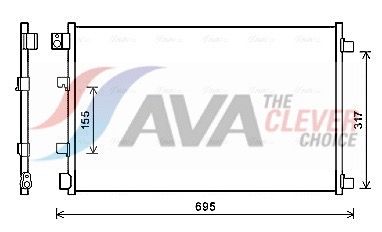 Конденсатор, кондиционер AVA DNA5406