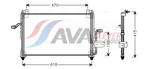 Конденсатор, кондиционер AVA DW5045