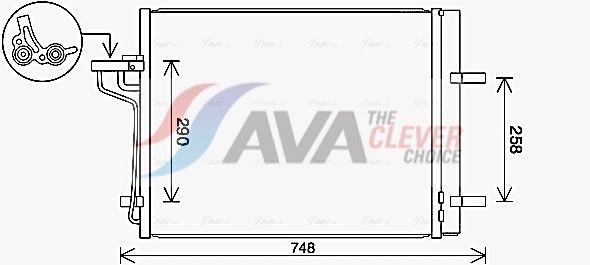 Конденсатор, кондиционер AVA FD5647D