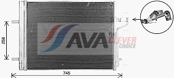 Конденсатор, кондиционер AVA FD5694D