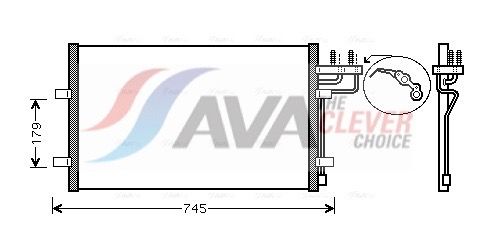 Конденсатор, кондиционер AVA FDA5367