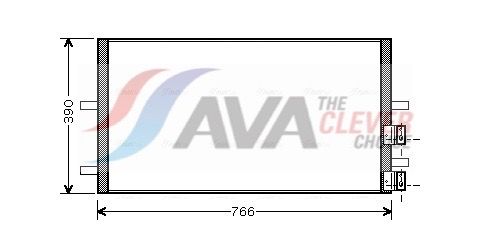 Конденсатор, кондиционер AVA FDA5407