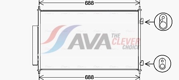 Конденсатор, кондиционер AVA HD5317D