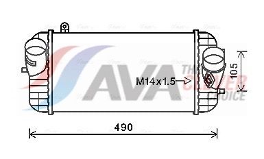 Интеркулер AVA HY4326